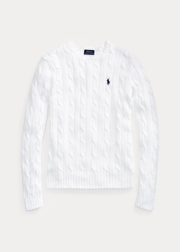 Suéter Polo Ralph Lauren Cable-Knit Algodão Mulher 28051-VRFD